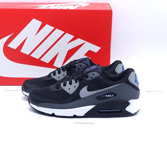 NEW Size Men's Nike Air Max 90 Sneakers DM9102-002 Black/Reflect